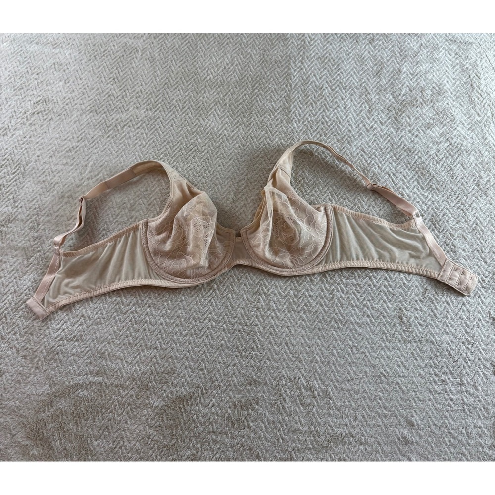 Wacoal Retro Chic Full Figure Underwire Bra 855225 Nude Beige 34D